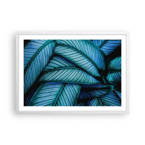 Pôster em moldura branca - Linhas de vida - 70x50 cm