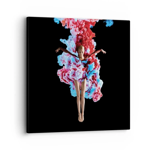 Quadro em tela - Em pleno florescimento - 30x30 cm