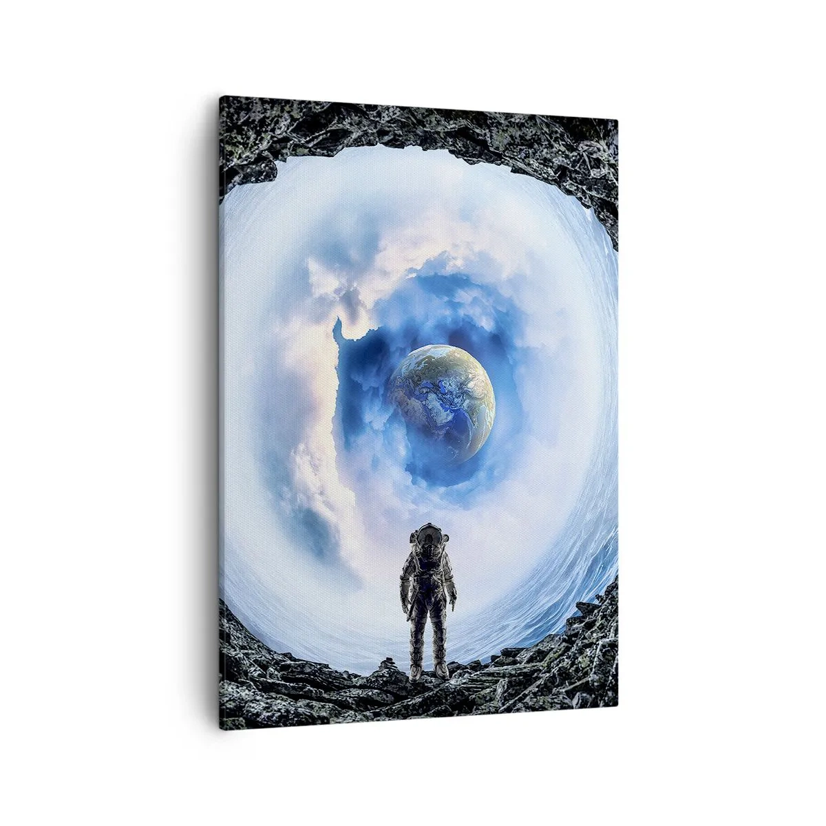 Quadro em tela - Não muito longe de casa - 50x70 cm