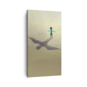 Quadro em tela - Herói do futuro - 45x80 cm