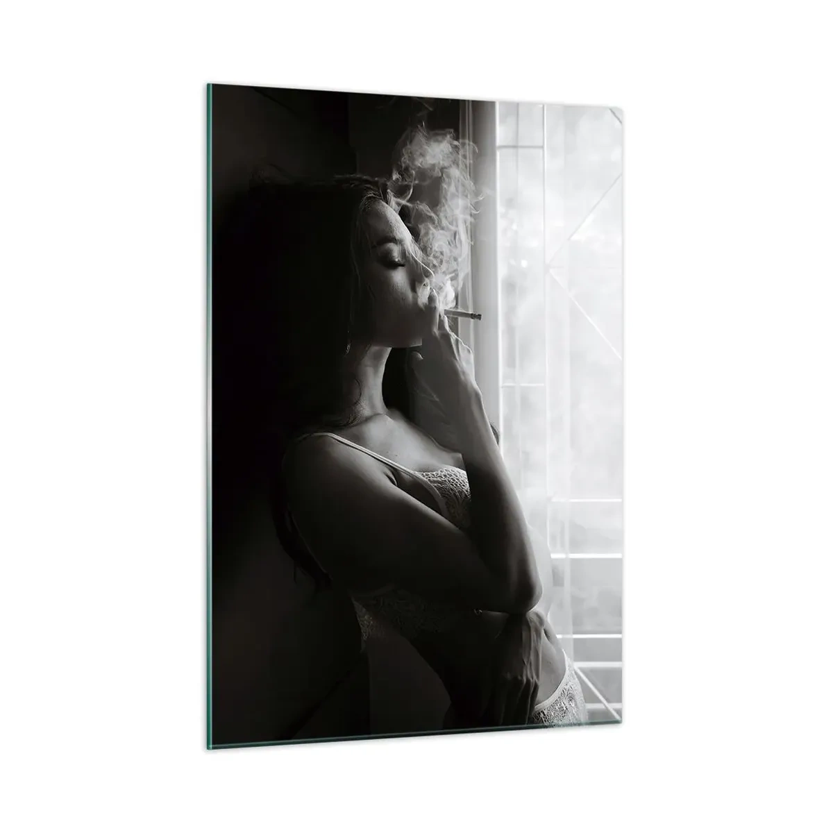 Quadro em vidro - Um momento sensual - 50x70 cm
