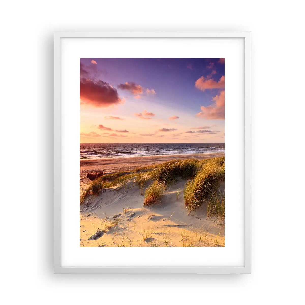 Pôster em moldura branca - Ar com cheiro de verão - 40x50 cm