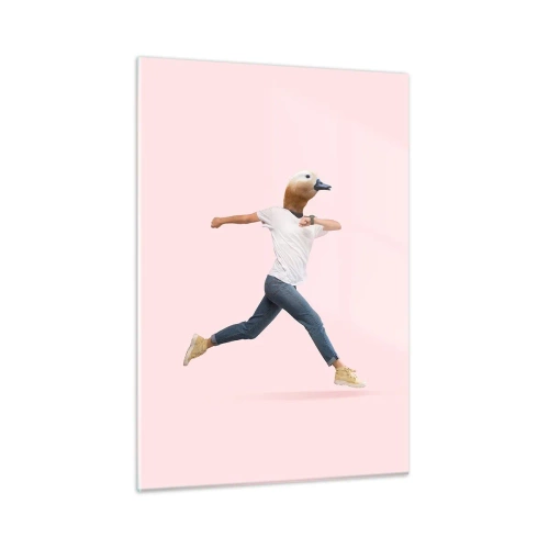 Quadro em vidro - Uma pitada de absurdo - 50x70 cm