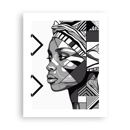 Pôster - Retrato étnico - 40x50 cm