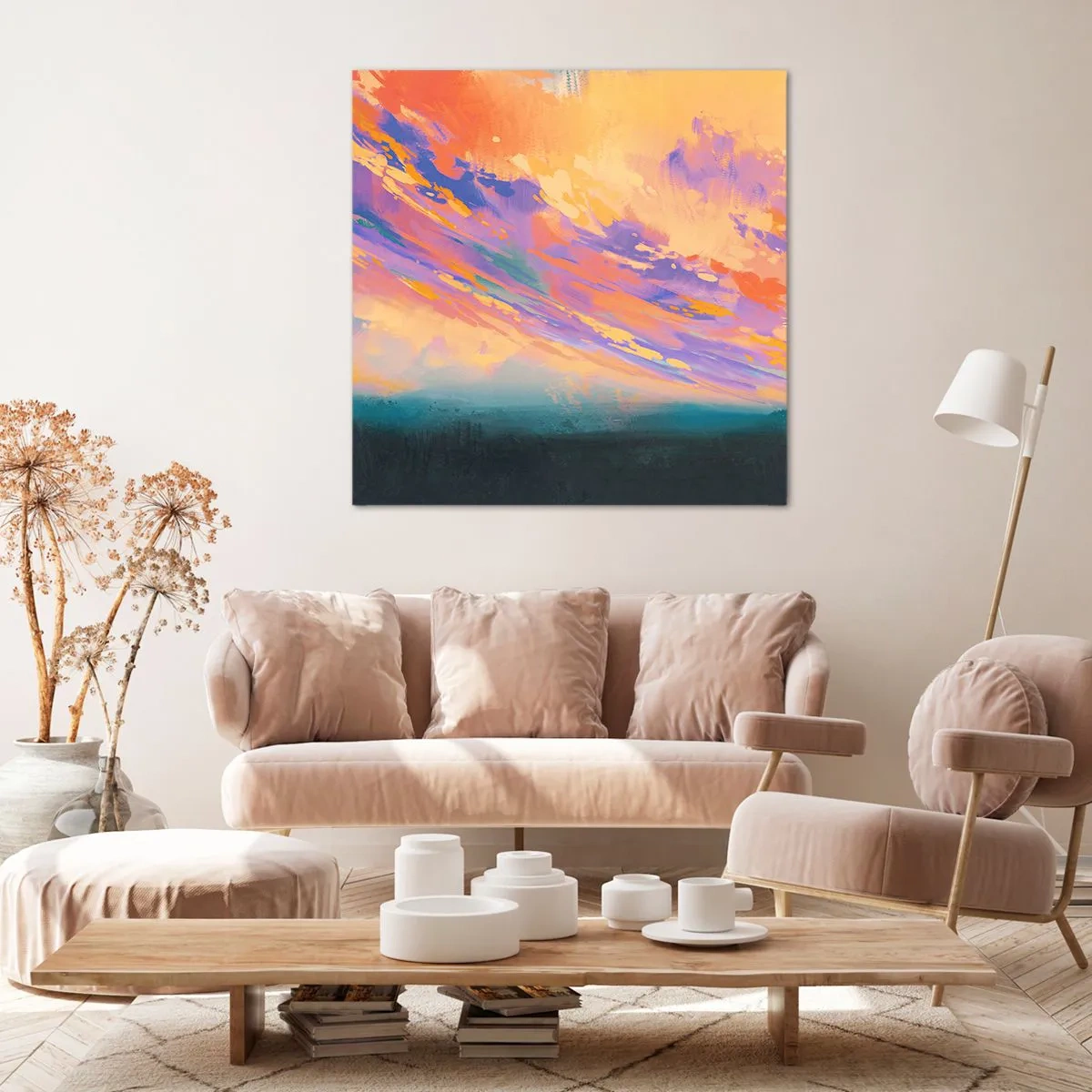 Quadro em tela - A força da atração - 30x30 cm
