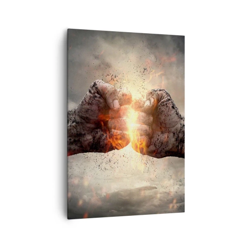 Quadro em tela - Prepare-se para a luta - 70x100 cm