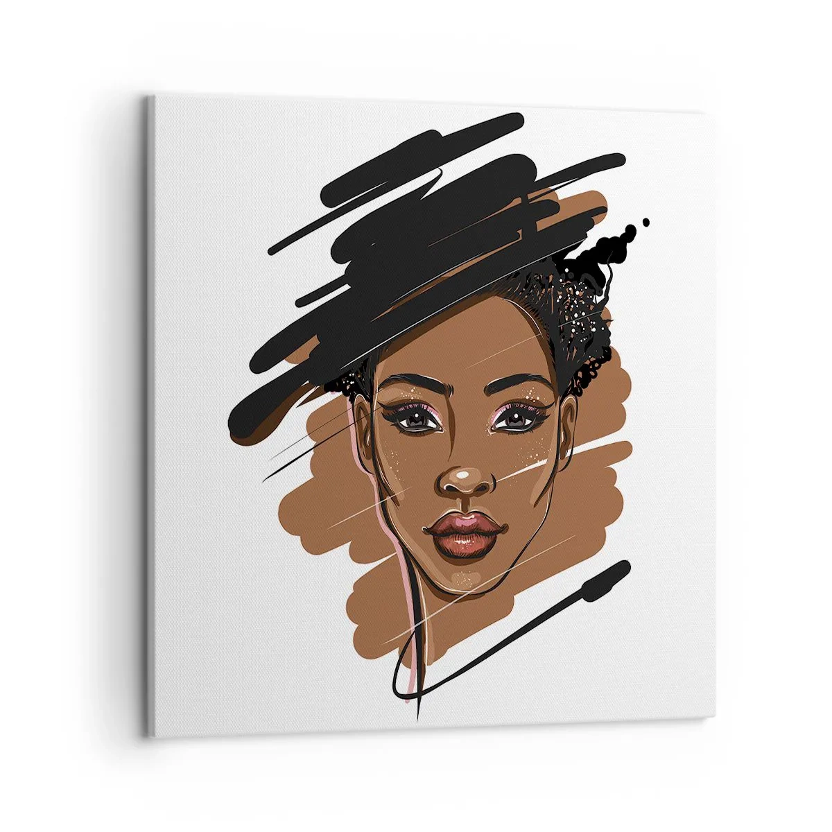 Quadro em tela - Doce como chocolate - 50x50 cm