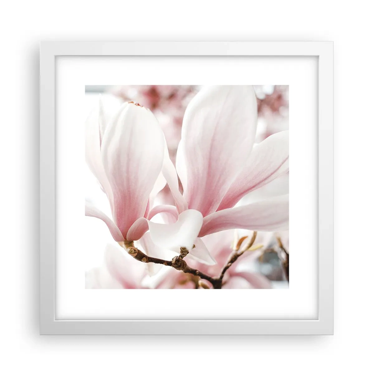 Pôster em moldura branca - Sensibilidade infinita - 30x30 cm