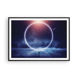 Pôster com moldura preta - Eles já estão aqui... - 100x70 cm