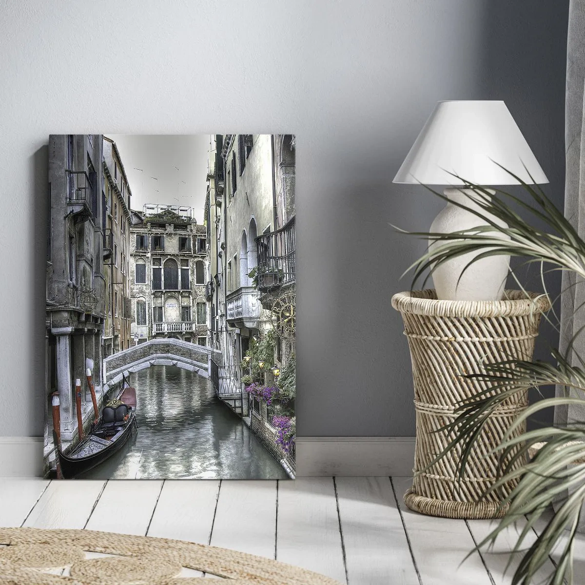 Quadro em tela - Há séculos em devaneio silencioso - 50x70 cm