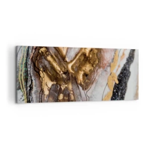 Quadro em tela - O elemento terra - 100x40 cm