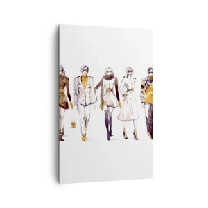 Quadro em tela - Elegância elegante e casual sem esforço - 80x120 cm