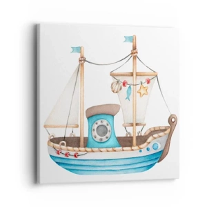 Quadro em tela - Vamos a isso! - 40x40 cm