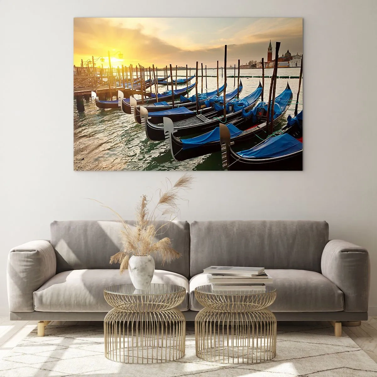 Quadro em vidro - Antes que o burburinho chegue - 100x70 cm