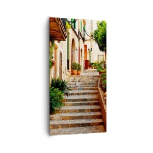 Quadro em tela - O encanto das férias espanholas - 65x120 cm