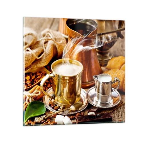 Quadro em vidro - Bons dias! - 30x30 cm