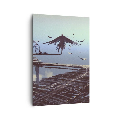 Quadro em tela - Ícaro eternamente vivo - 70x100 cm