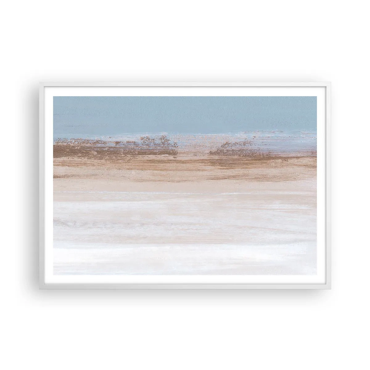 Pôster em moldura branca - Paisagem ambígua - 100x70 cm