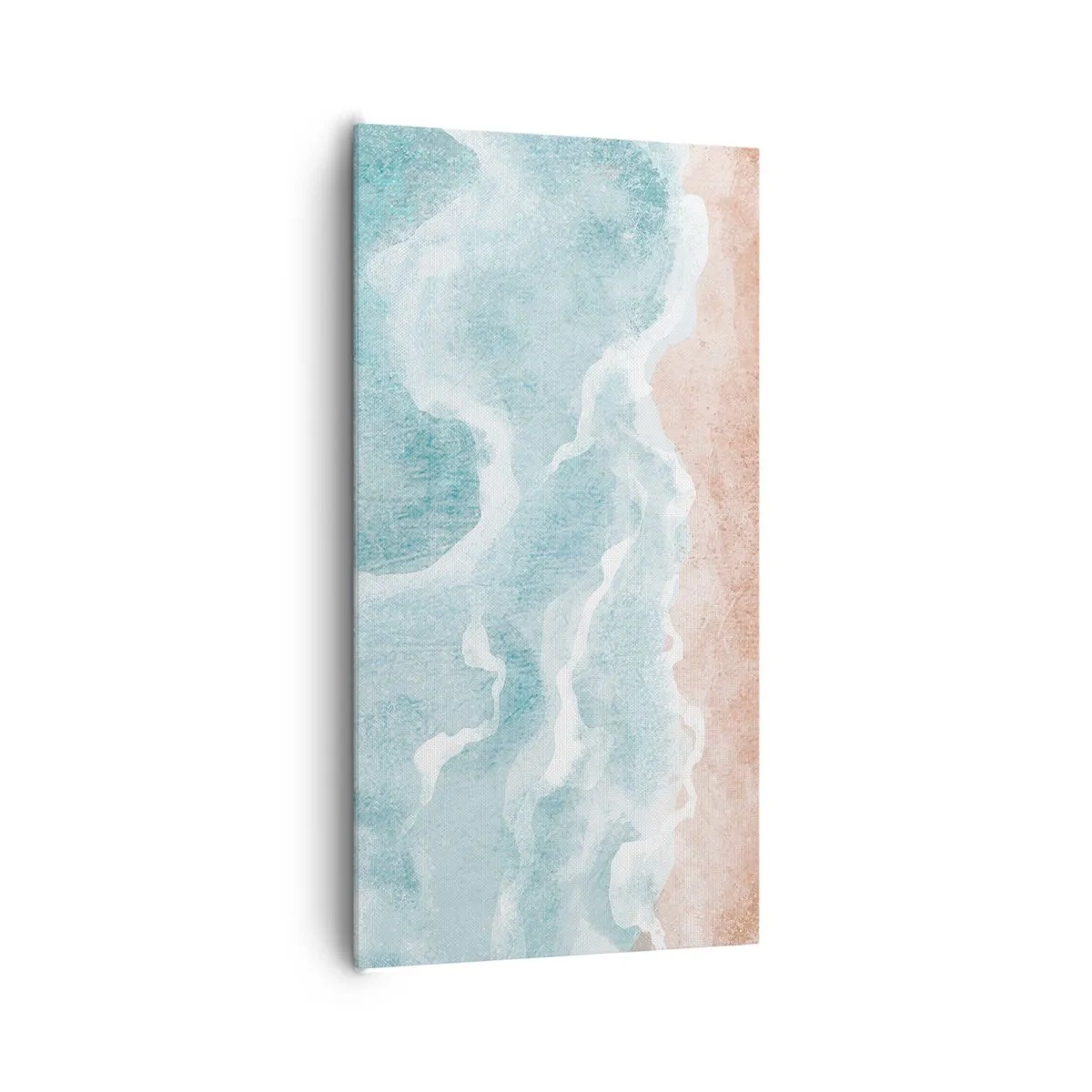 Quadro em tela - Abstração de nuvem - 65x120 cm