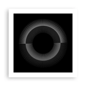 Pôster - Sol preto - 50x50 cm