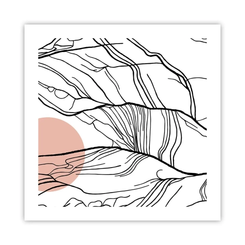 Pôster - Numa rede de galhos - 50x50 cm