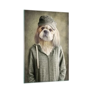 Quadro em vidro - Prefiro relaxar - 80x120 cm