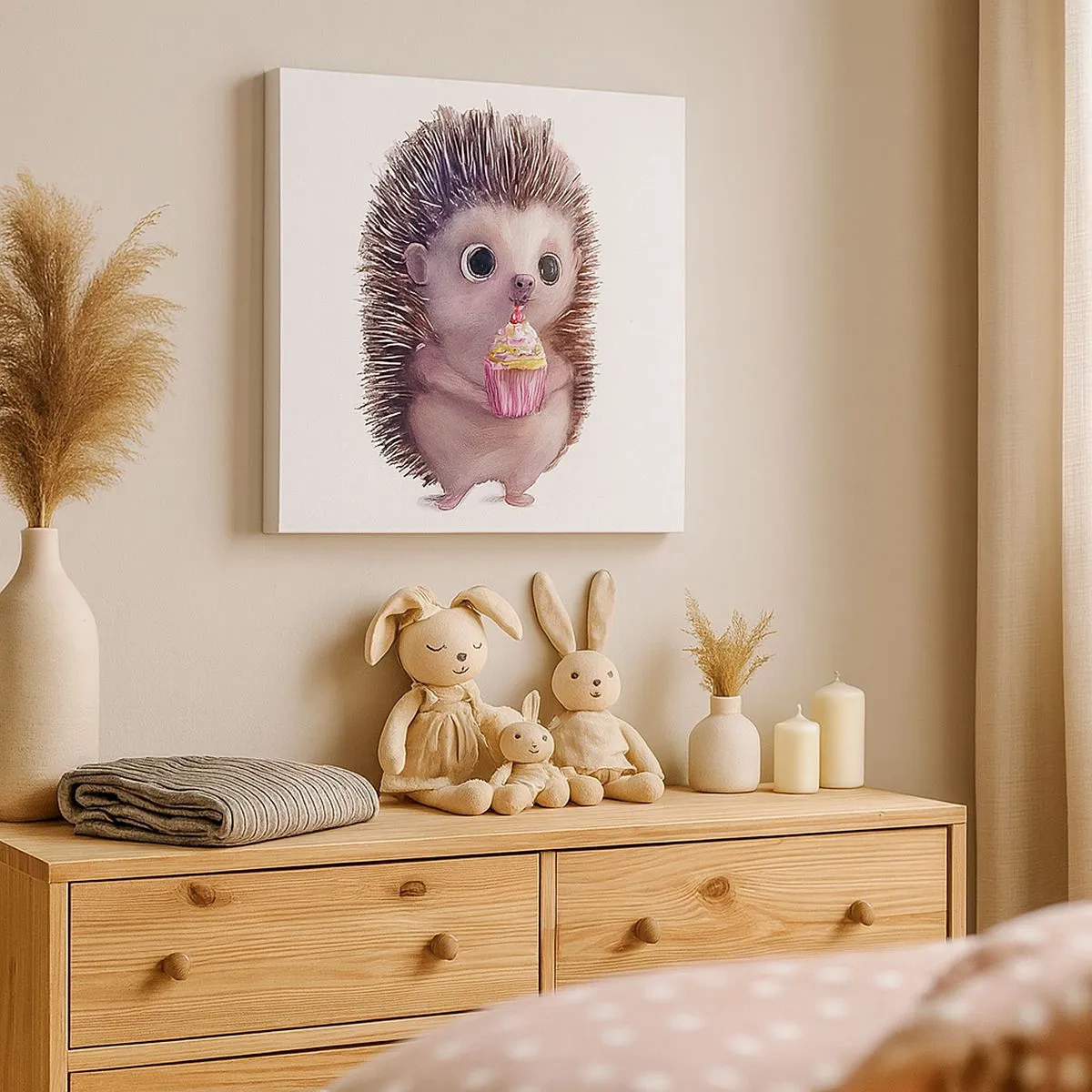 Quadro em tela - A celebração é diária - 30x30 cm