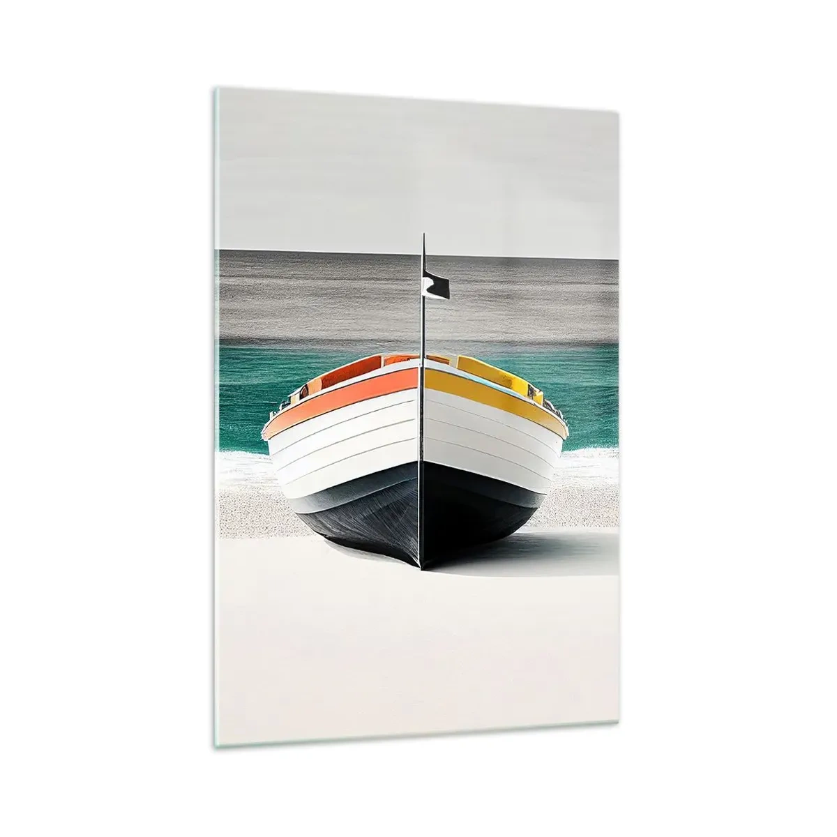 Quadro em vidro - No seu lugar - 70x100 cm