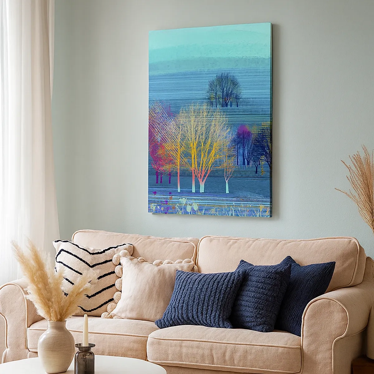 Quadro em tela - Uma paisagem arrebatadora - 50x70 cm