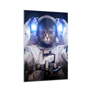 Quadro em vidro - Houston, temos um problema - 70x100 cm