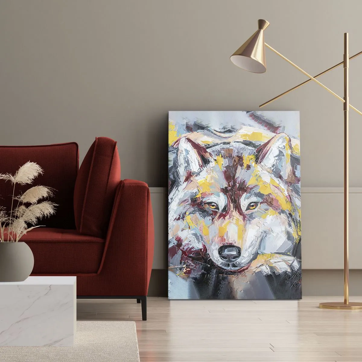 Quadro em tela - Paz entre entes queridos - 50x70 cm