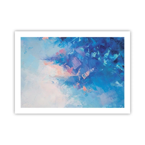 Pôster - Abstração de inverno - 70x50 cm