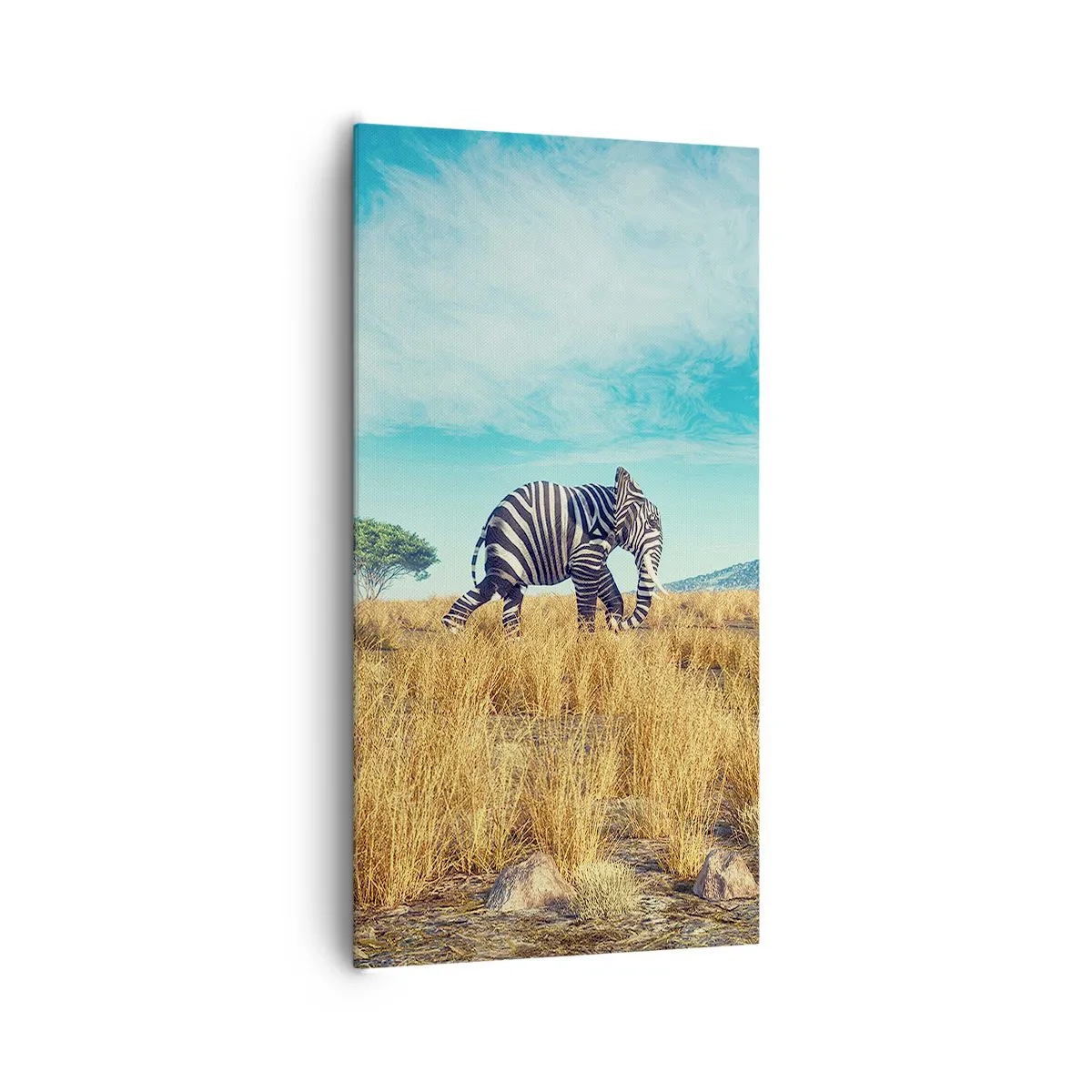 Quadro em tela - Cinza não está mais na moda - 65x120 cm