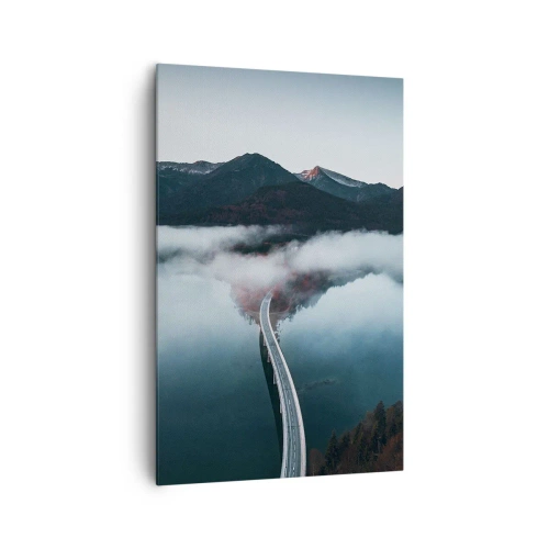 Quadro em tela - Sobre a água tão lisa quanto um espelho - 80x120 cm