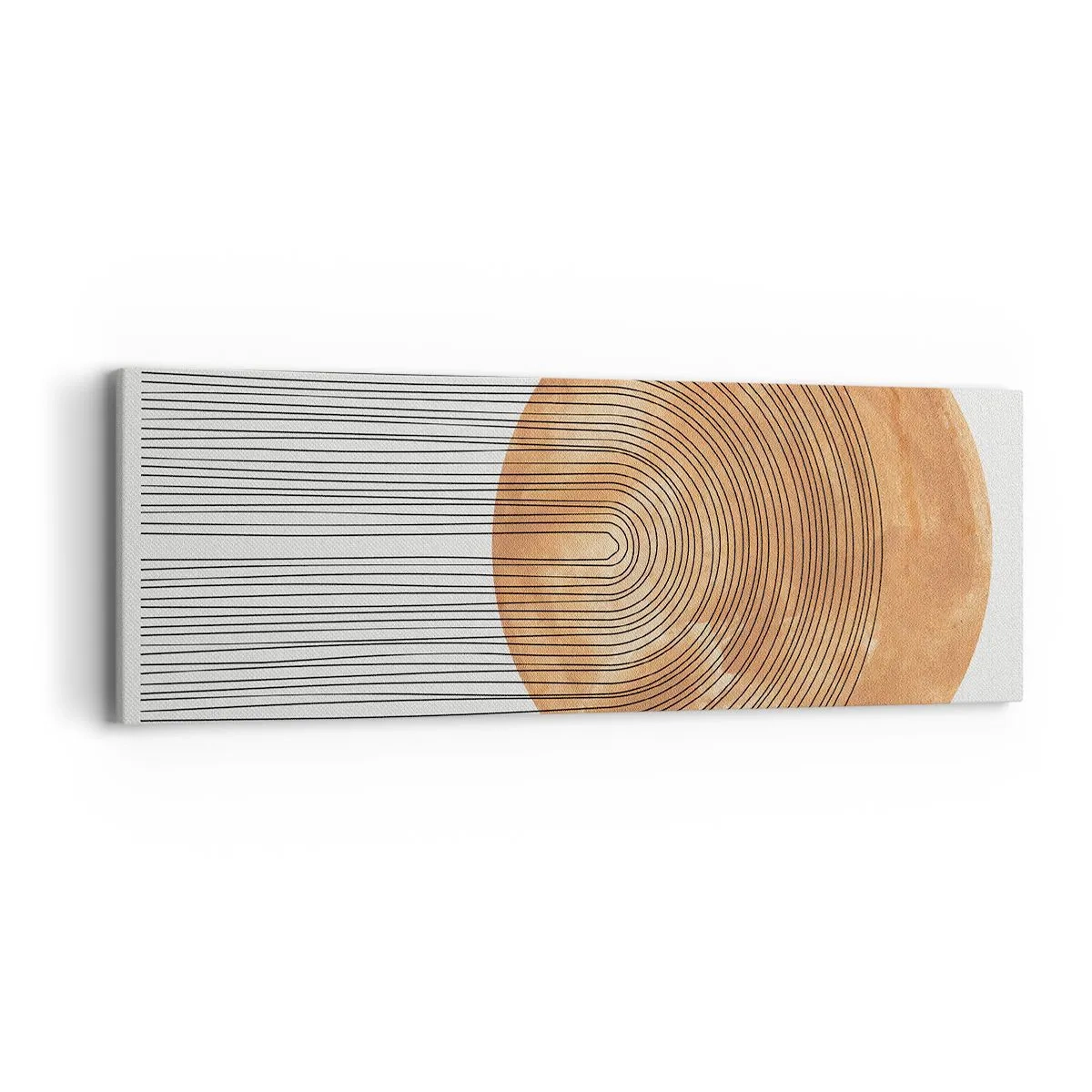 Quadro em tela - Composição solar - 90x30 cm