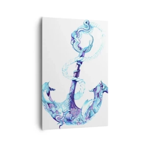 Quadro em tela - Guardião dos segredos do mar - 80x120 cm