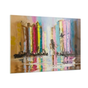 Quadro em vidro - Segue-me - 100x70 cm