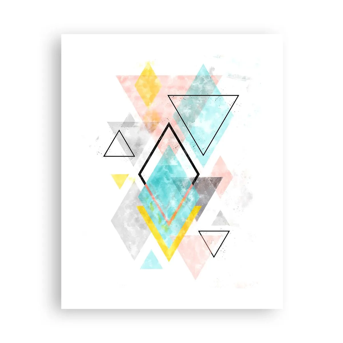 Pôster - Jogo geométrico - 40x50 cm