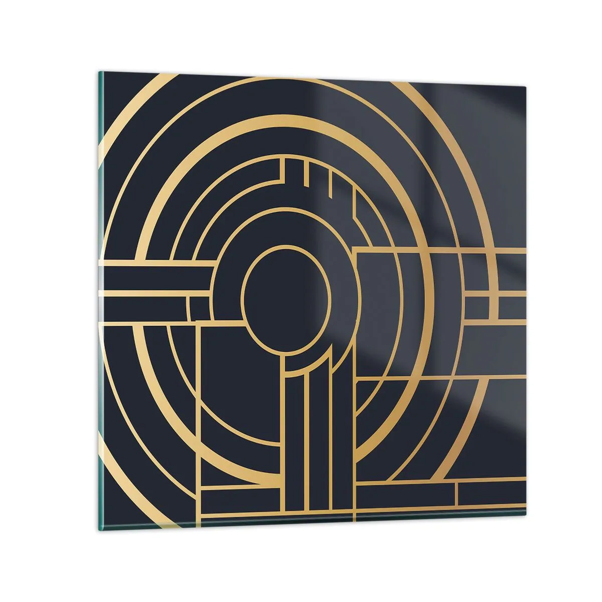 Quadro em vidro - Rotação das coisas - 70x70 cm