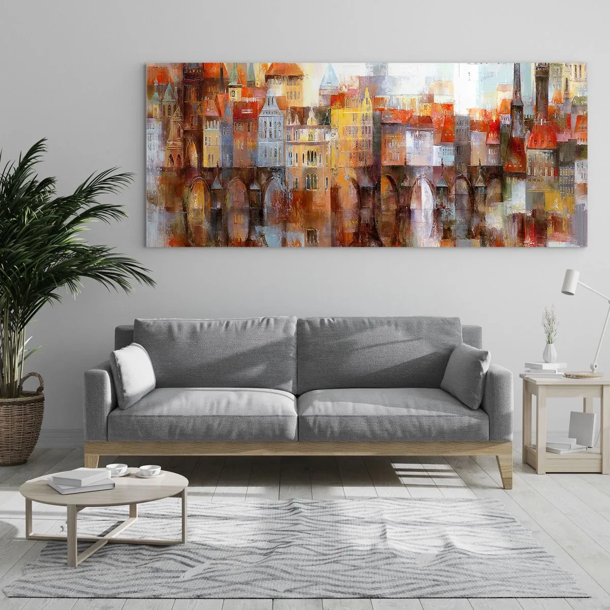 Quadro em vidro - Debaixo da ponte também é bonito - 100x40 cm