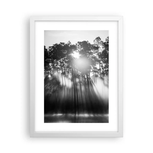 Pôster em moldura branca - O sol imparável - 30x40 cm