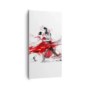 Quadro em tela - Tango - o ritmo da paixão - 65x120 cm