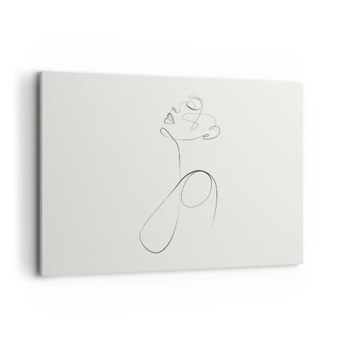 Quadro em tela - Enrolada em sonhos - 100x70 cm