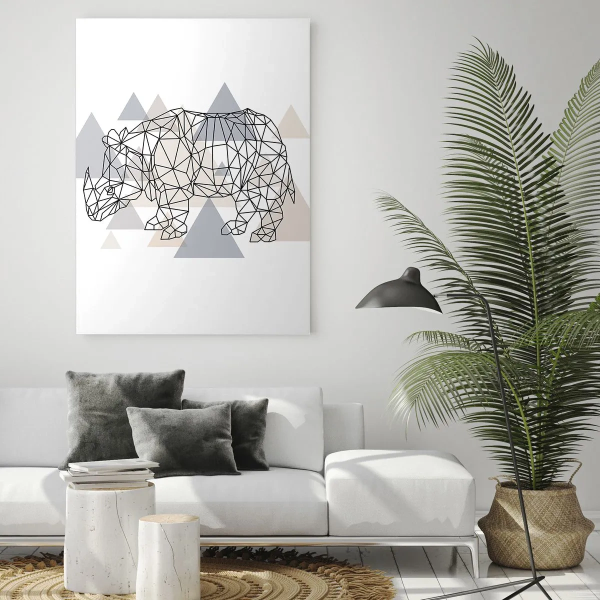 Quadro em vidro - Estrutura da força - 80x120 cm