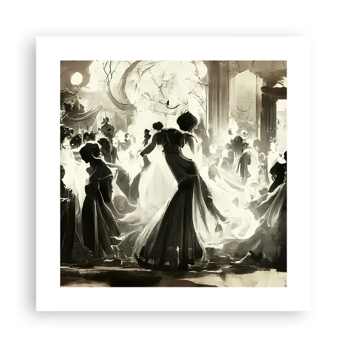 Pôster - O grande baile de máscaras - 40x40 cm