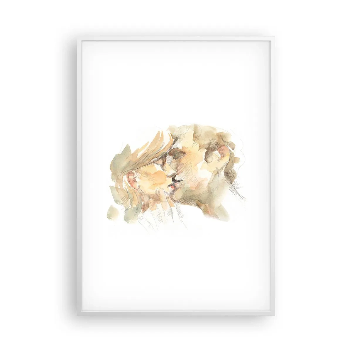 Pôster em moldura branca - A outra metade foi encontrada? - 70x100 cm