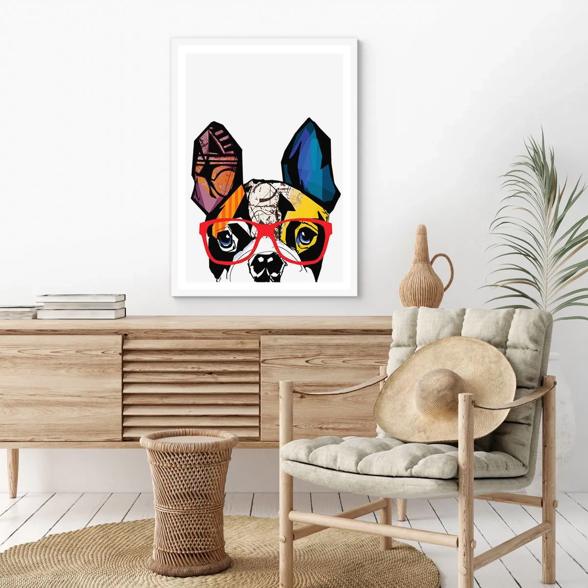 Pôster em moldura branca - Intelectual - 50x70 cm