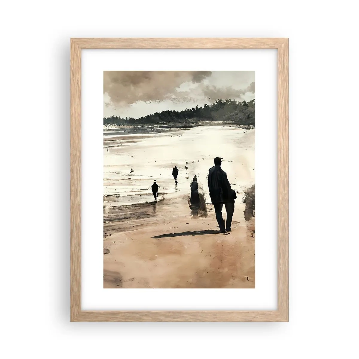 Pôster com moldura de carvalho claro - Convocados - 30x40 cm