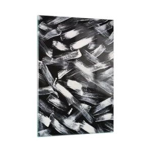 Quadro em vidro - Abstração no espírito industrial - 50x70 cm