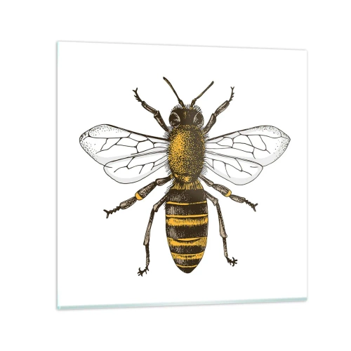 Quadro em vidro - Linda e boa - 50x50 cm